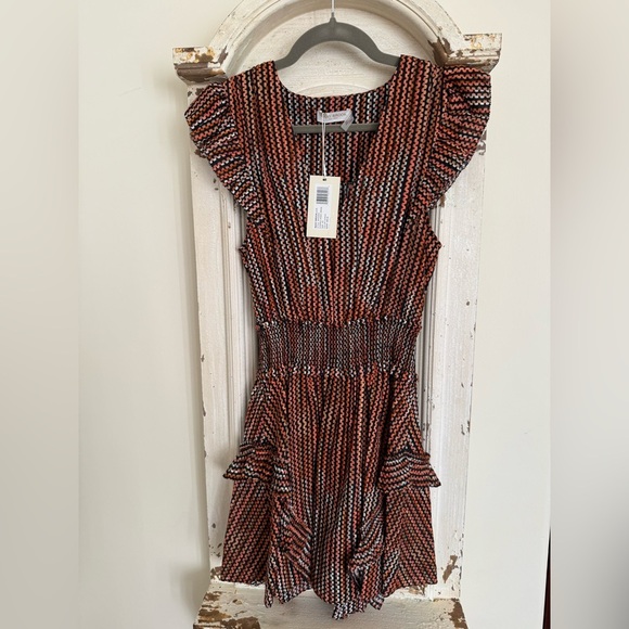 NWT Ramy Brook Striped Jessie Mini Dress Size XS - Picture 3 of 4